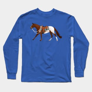 Chestnut Appaloosa Ranch Horse - Equine Rampaige Long Sleeve T-Shirt